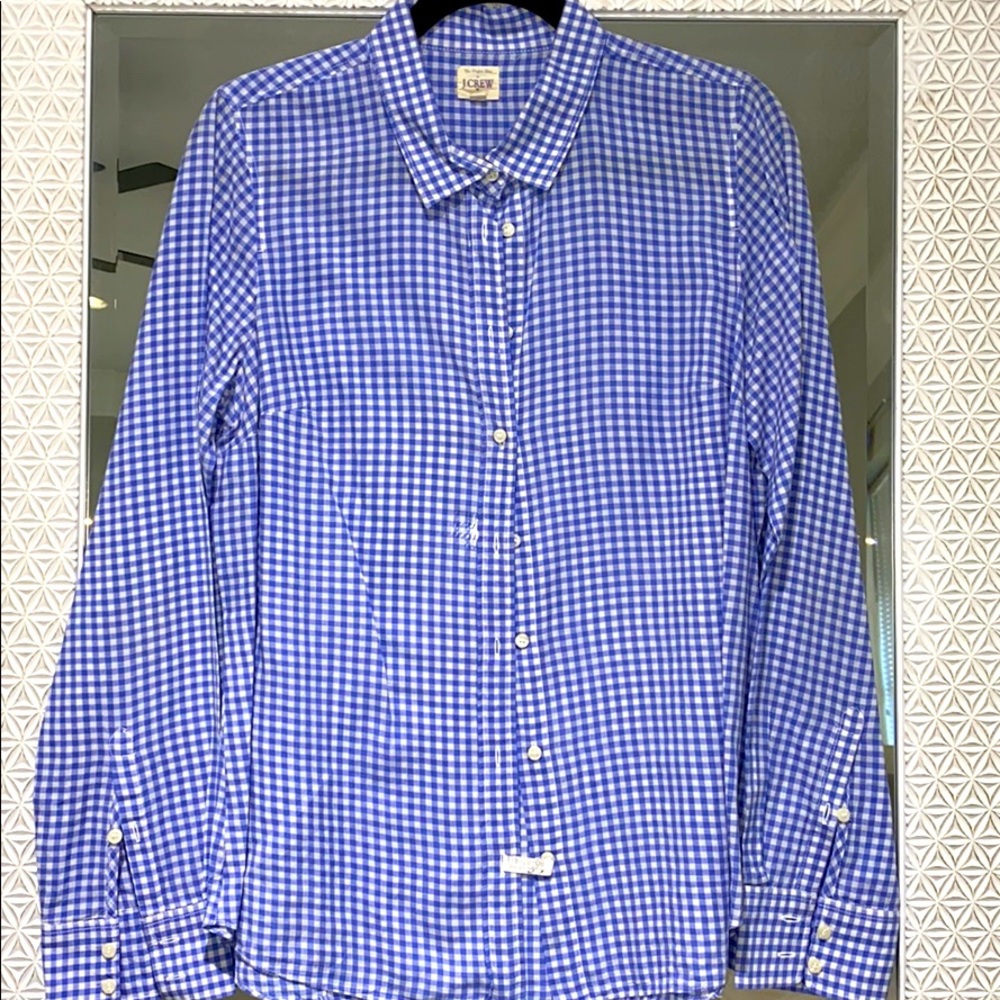 Gingham button down